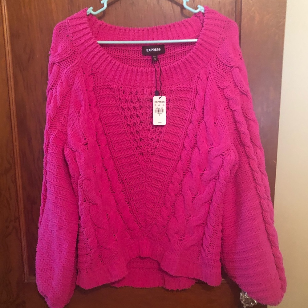 Express chenille sweater
